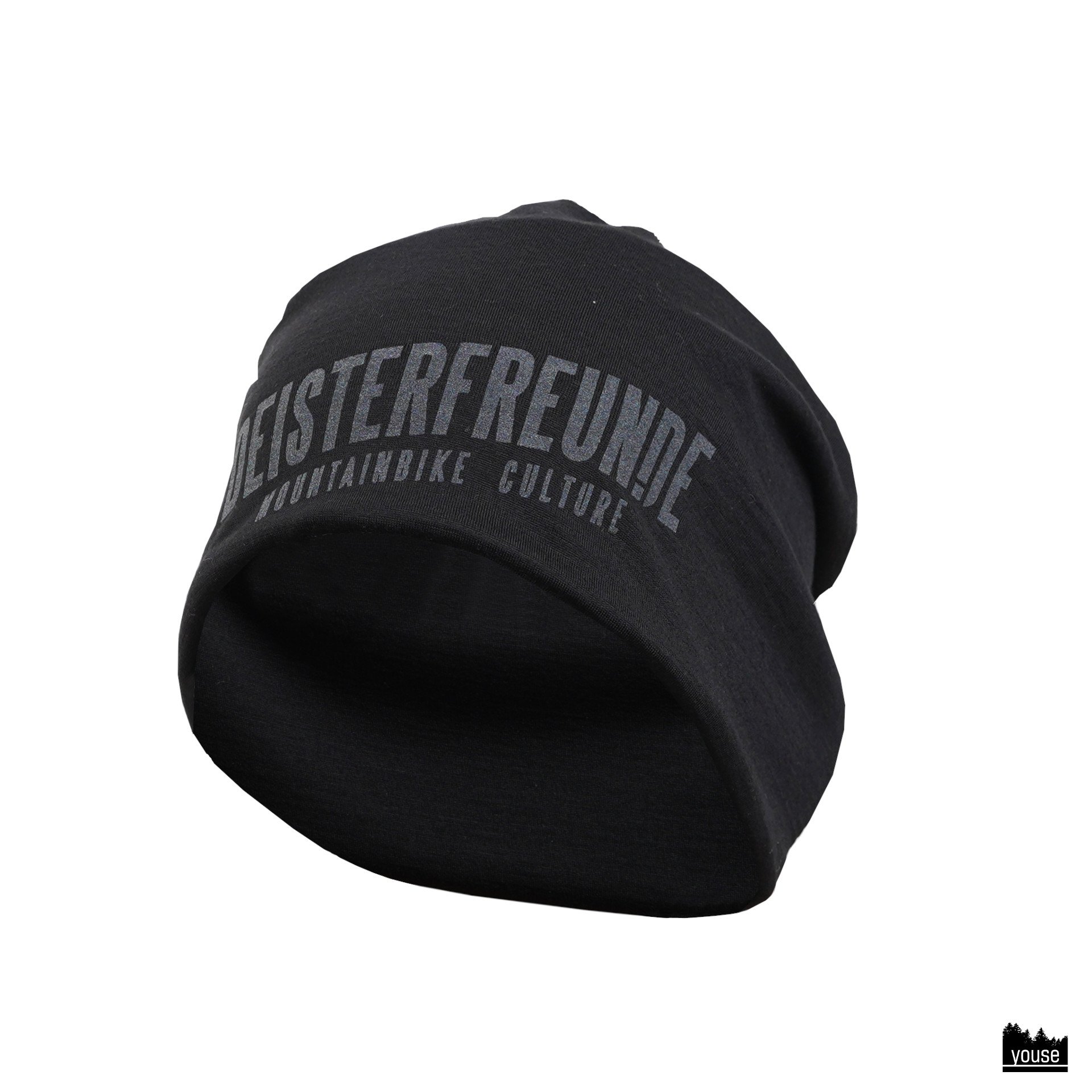 Preview: Deisterfreunde Beanie aus Bio Merinowolle in schwarz